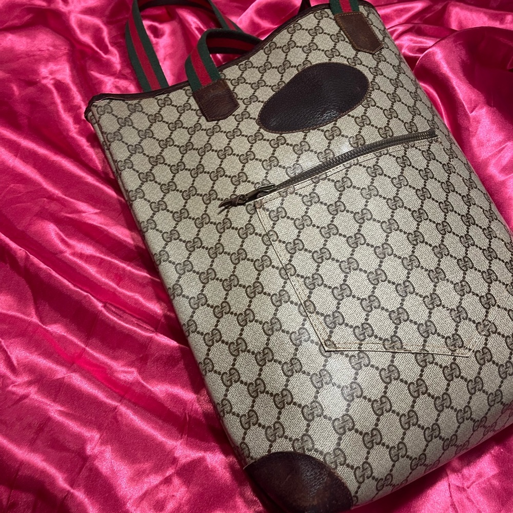 Authentic Gucci Monogram Tote